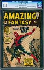 Marvel - AMAZING FANTASY #15 - Grade 3.5 - Comic Book