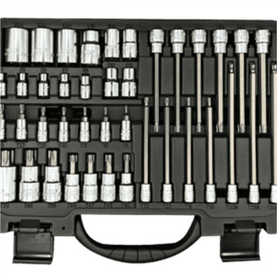 VIM Tools 40-Teiliges TORX Steckschlüssel-Set Mit S2 Stahl TMS40