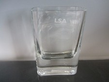 LSA INTERNATIONAL Contemporary CITY RECT 6" (15cm) Clear Vase
