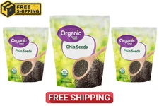 Great Value Organic Chia Seeds 32 oz each (pack of 3) USDA Organic, Gluten-Free