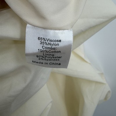 Tuckernuck Ivory Stripe Marina Dress size M Medium Collared Midi Nautical  Prep | eBay