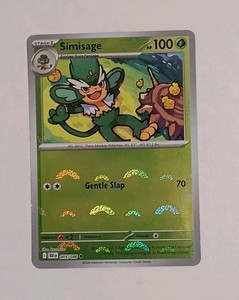 Simisage - (Poke Ball Pattern) 005/086 SV: Black Bolt Holo Pokemon Card TCG