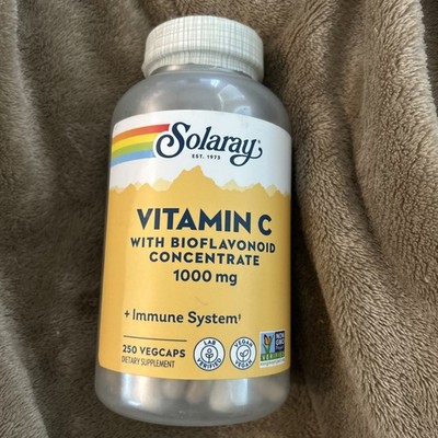 Solaray - Vitamin C with Bioflavonoid Concentrate 1000 mg. - 250 VegCaps