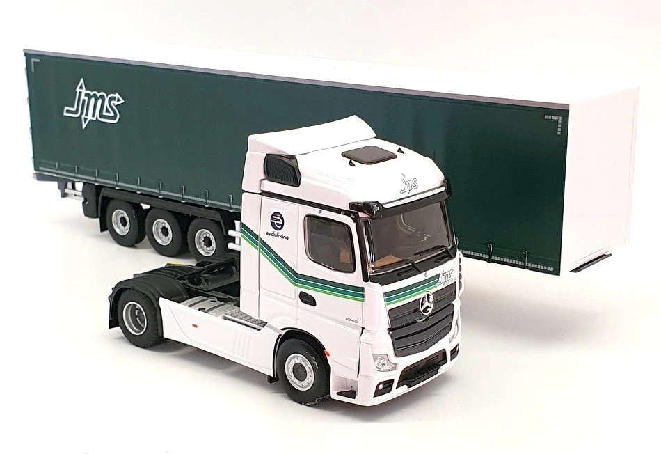 Eligor 1/43 Scale 116908 - Mercedes Actros 5 Tautliner Transports Truck - JMS - Image 4 of 4