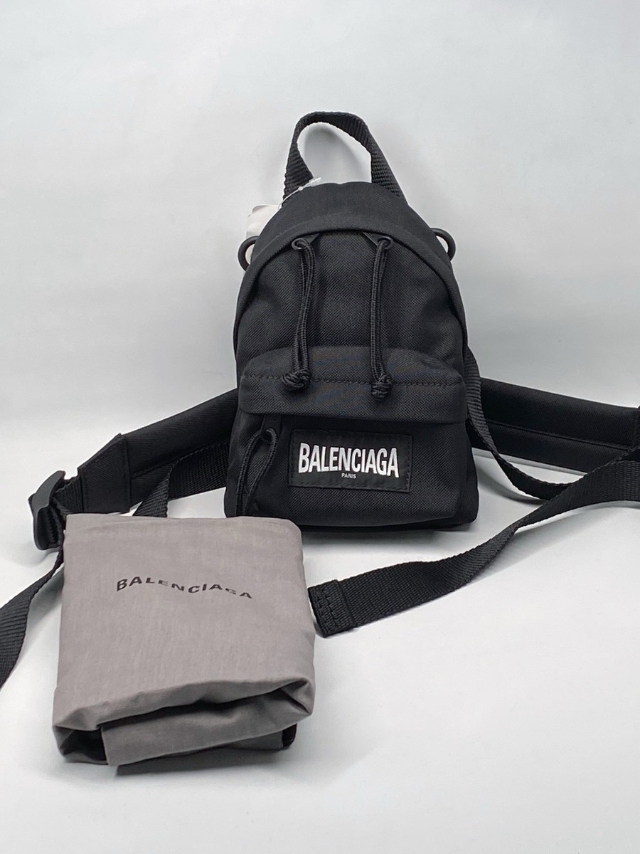 Balenciaga Black Nylon Mini Backpack Bag | eBay
