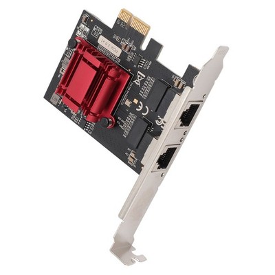 PCIe X1 Network Card Professional RJ45 Dual Port PCIe Gigabit Ethernet Serve SET