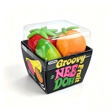 Juguete antiestrés «Fruit Squishy» con forma de fresa, plátano y naranja: sensorial y para aliviar el estrés