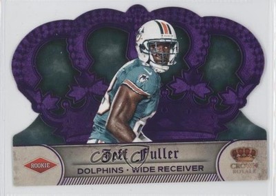2012 Panini Crown Royale Purple 15/25 Jeff Fuller #196 Rookie RC h3a