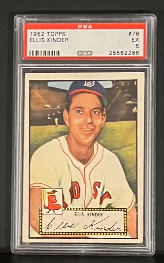 1952 Topps Ellis Kinder #78 PSA5