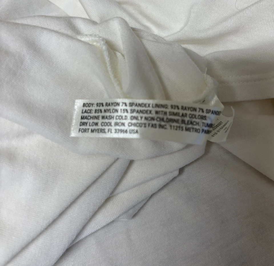 Chemise de encaje marfil Soma Intimates XXL Foto 3 de 4