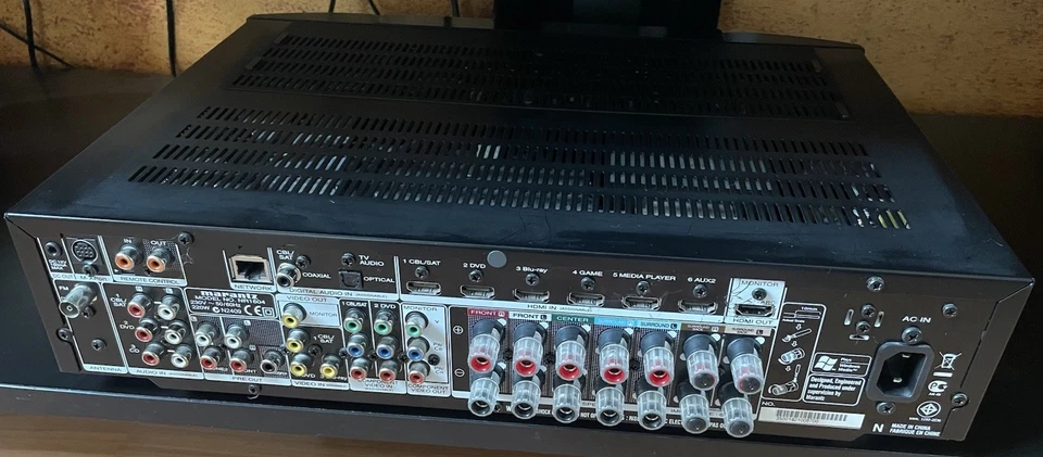 Marantz NR1604/N1B Slim-Line 7.1 AV-Receiver (90 Watt, HDMI, Netzwerk) - Bild 3 von 4