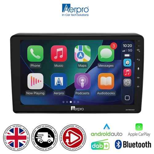 Suzuki Swift 2017-2024 Aerpro 9”CarStereo Kit Wireless CarPlay Android Auto DAB+ - Picture 1 of 8