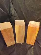 3 Pc 2 Species Dry Varity Pack  Spindle  Blanks  Lathe Turning  Lumber  DECA10