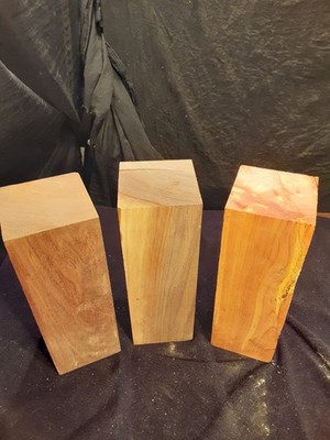 3 Pc 2 Species Dry Varity Pack  Spindle  Blanks  Lathe Turning  Lumber  DECA10