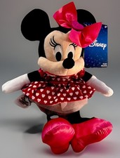 2026 Disney Parks Valentine  s Day Minnie Mouse Heart Dress Plush NWT