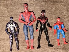 Lote de figuras de acción Marvel 💥 Spider-Man💥 - Toy Biz Raimi, Venom, Miles Morales