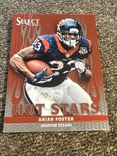 2013 PANINI SELECT ARIAN FOSTER HOT STARS #8 TEXANS SP