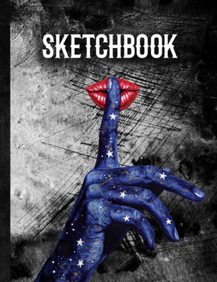 Sketchbook: Cute Sketch  Aesthetic 120 Pages Large Drawing Notebook, 8.5X11 for