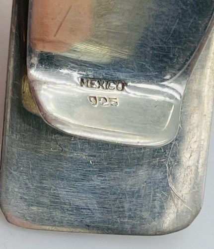 Vintage Mexican Sterling Silver 3d Shark Hinged Money Clip - Picture 5 of 6