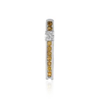 Cavill SilberanhäNger Damen 925 Sterlingsilber 0,37Ct Zirkon Citrin