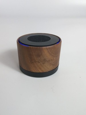 Symphonized NXT Dark Wood Bluetooth Portable Speaker WORKS! No Charging Cord