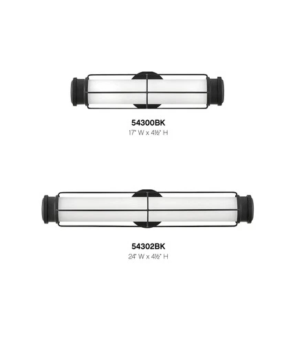 Hinkley Saylor 24" Wide Black LED Bath Light - Picture 8 of 10