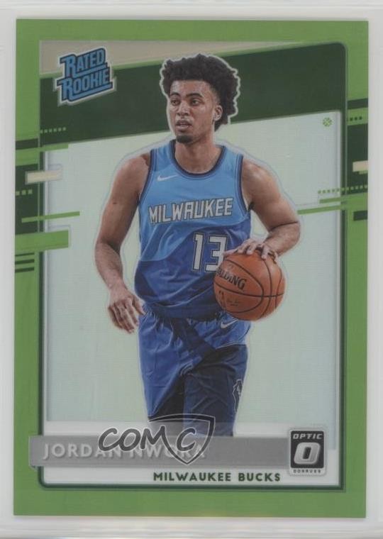 2020 Panini Donruss Optic Rated Rookie Lime Green Prizm 75/149 Jordan Nwora pe8