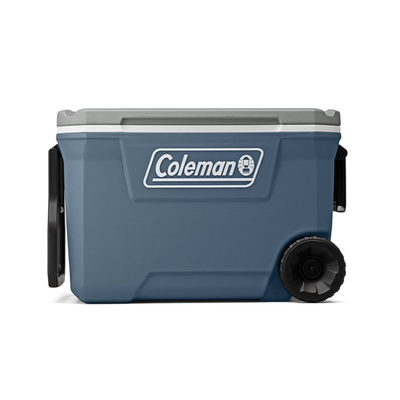 #ad Coleman 316 Series 62QT Hard Chest Wheeled Cooler Lakeside Blue $47.99