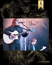 Jamie WEBSTER Hand Signed A4 Photo PROOF/COA!