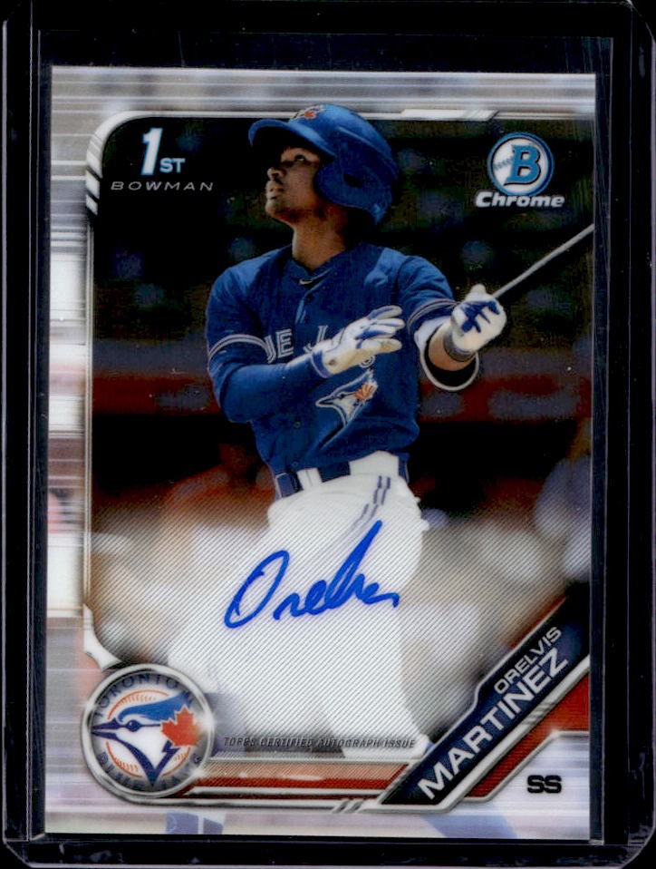 2019 Bowman Chrome Orelvis Martinez Prospects Auto #CPA-OM