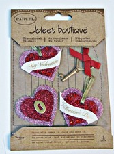 Jolee's VALENTINE Glitter Hearts Cupid Scrapbook Stickers NIP Free Shipping
