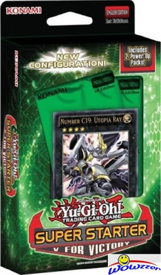 #ad Yugioh V for Victory Factory Sealed Super Starter Deck 42 Cards2 Power up packs $19.95