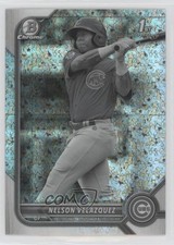 2022 Bowman Chrome Black & White Mini-Diamond Refractor Nelson Velazquez 0t2
