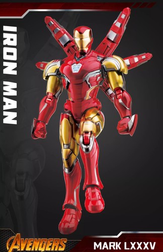 Blokees MARVEL Classic Champion Class Series IRONMAN MARK85 Figure Model Kit - Picture 7 of 21