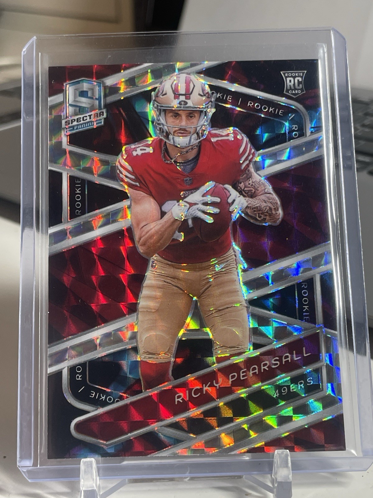2024 Panini Spectra - Rookies Ricky Pearsall #124 Interstellar Prizm /60 (RC)