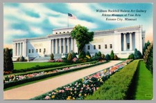 William Rockhill Nelson Art Gallery Atkins Museum Kansas City MO c1950s Postcard