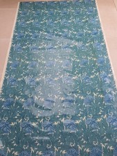 William Morris Tulip Cotton Table Oil Cloth 83" x 42" Jonelle Vintage