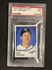 PSA 9 1988 Panini Stickers #303 Orel Hershiser Los Angeles Dodgers