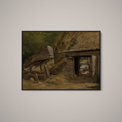 John Constable - The Old Mill Shed, Dedham - Art Print on Paper or Canvas