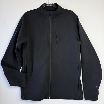 Lululemon Sojourn Jacket Black Full Zip Performance Zip Pocket