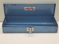 Vtg S-k Wayne Blue Metal 38 Socket Set Tool Box Empty Good Condition Used Vtg S-k Wayne Blue Metal 38 Socket Set Tool Box Empty Good Condition Used