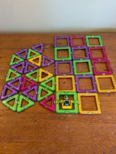 Genuine Magformers Shapes With An Alien 34 Pieces