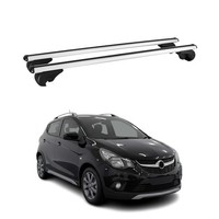 DachträGer GrundtäGer FüR Opel Karl Rocks 2016-2019 75Kg Aluminium Silber 2 Tlg