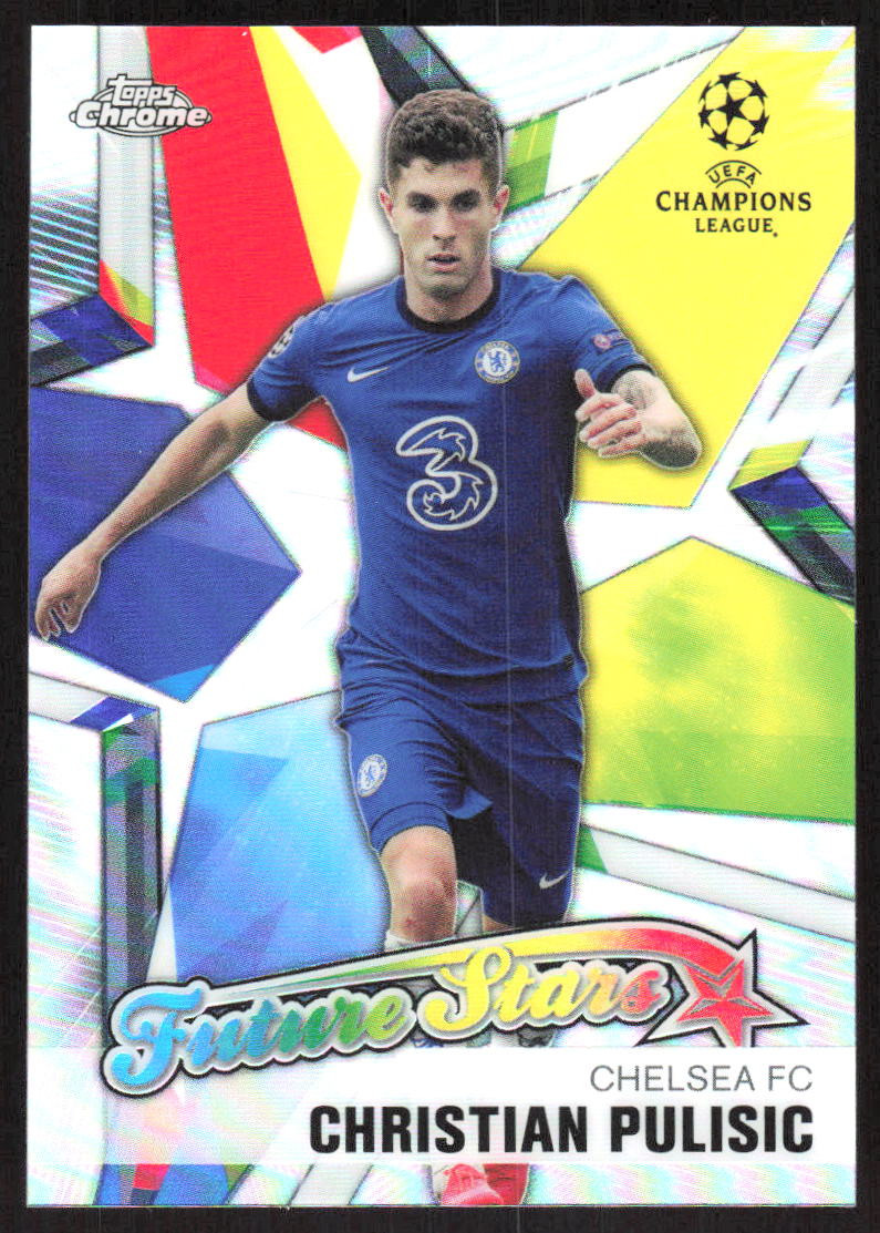 4585F 2020-21 Topps Chrome UEFA Champions #FS-CP Christian Pulisic Future Stars