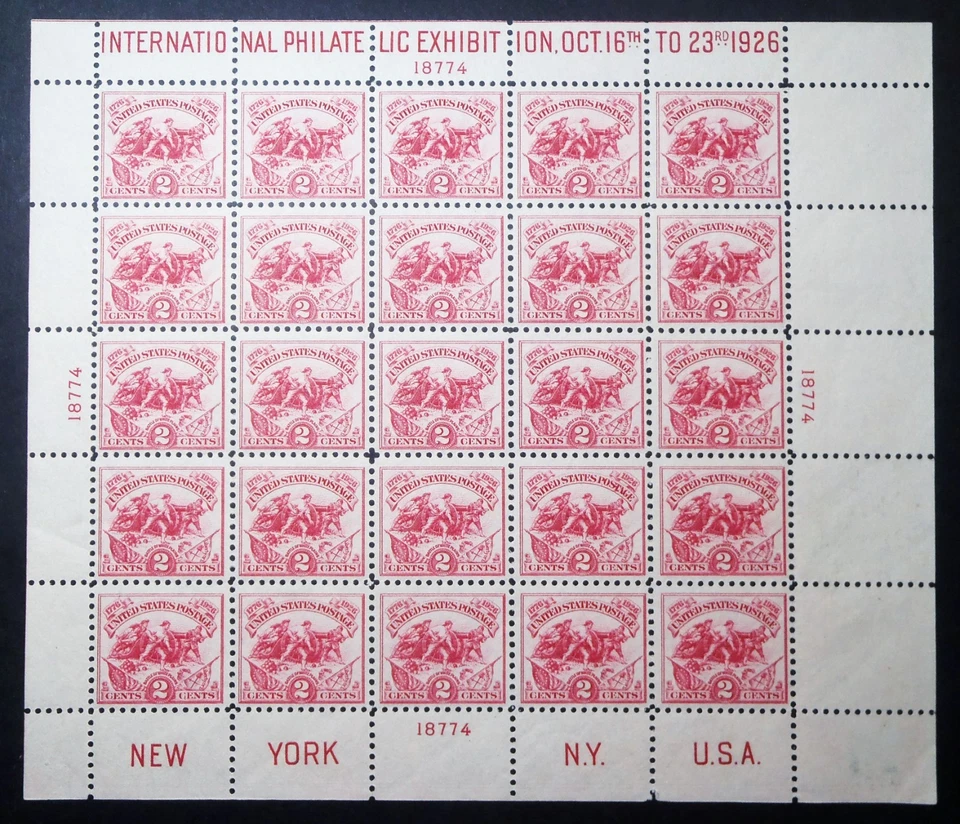 US Sc# 630 White Plains Souvenir Sheet MNH OG VF Nice Color CV$500 - Image 2 of 4