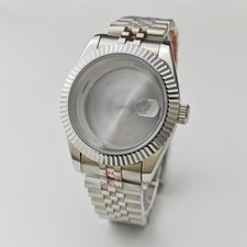 41mm Stainless Watch Case Sapphire for Nh35 Nh36 ETA2824 8285 Movement 31mm Dial