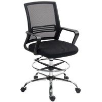 BüRostuhl, Drehstuhl, Drehbarer Schreibtischstuhl, Verstellbar, Rollbar,