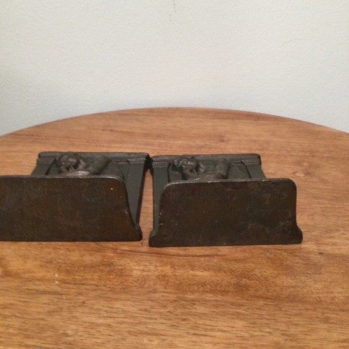 Vintage Iron Cast Bookends 1926 - Picture 3 of 11