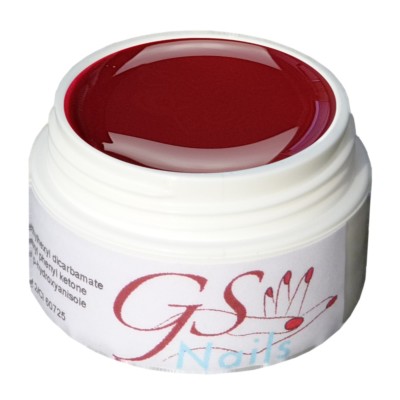 GS-Nails 5ml UV Farbgel dunkel Rot Lila  Made in Germany #A5