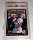 1993 Donruss Triple Play #1 Ken Griffey Jr Card Graded PSA 8 Nm Mint Pop 11